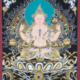  Chenrezig thangkas serve as objects of devotion and reverence.