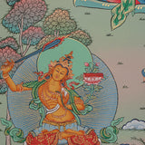 Chengresi Thangka Painting for prayer and meditation.