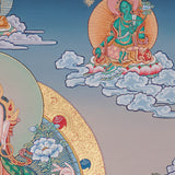Chengresi Thangka Painting for prayer and meditation.