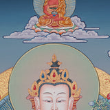 Chengresi Thangka Painting for prayer and meditation.