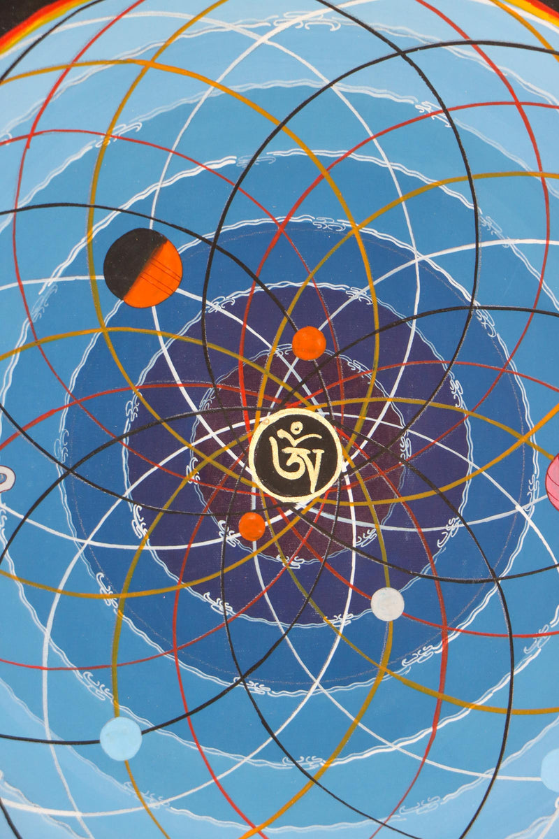 Cosmos Mandala Thangka for wall decor .