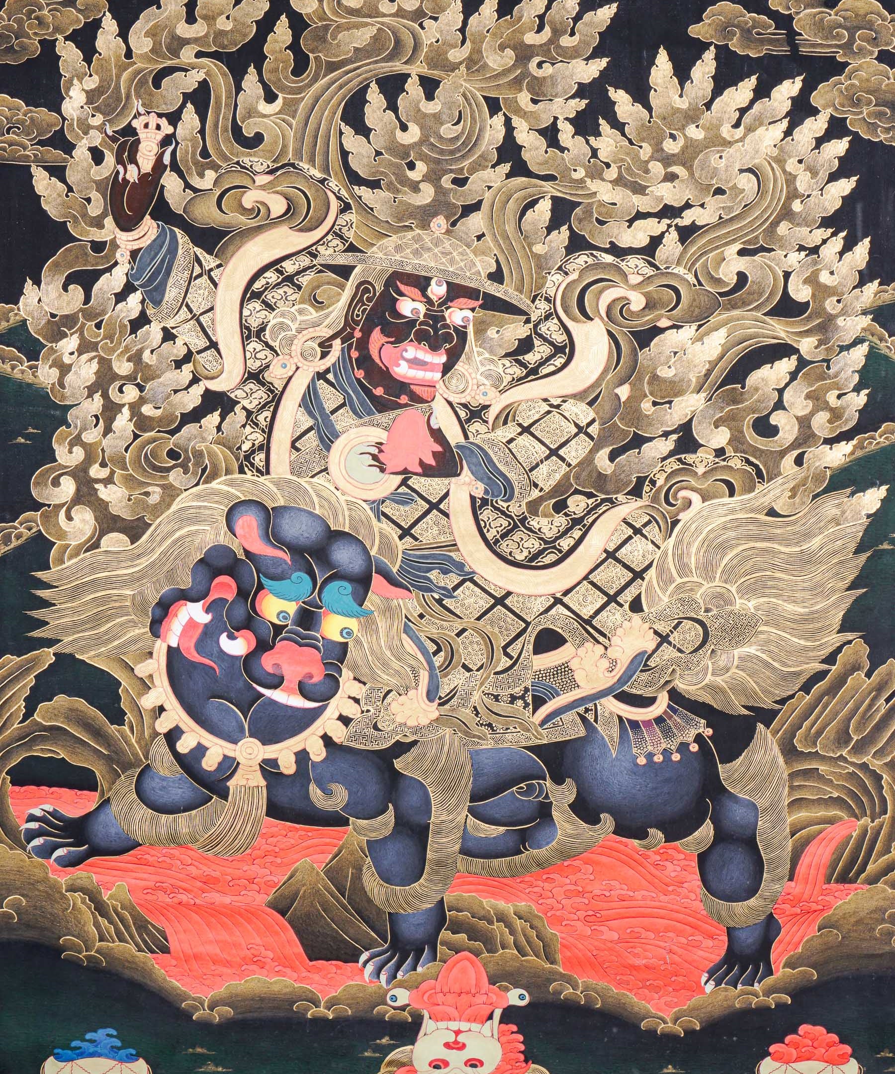 Dorje Drolo Thangka Painting - Wrathful Deity