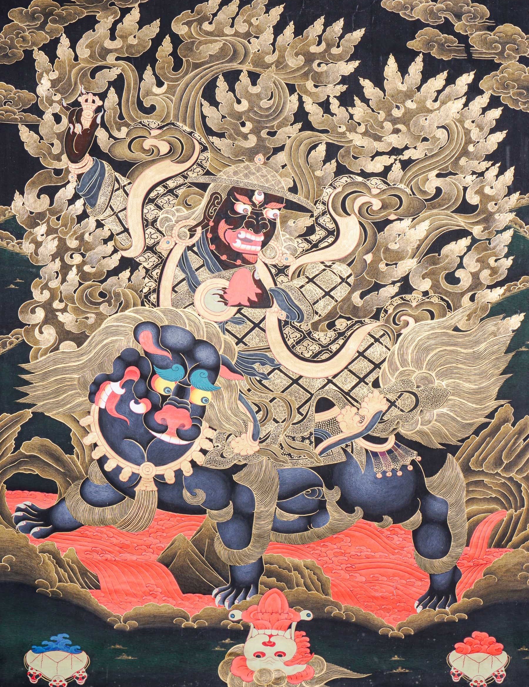 Dorje Drolo Thangka Painting - Wrathful Deity