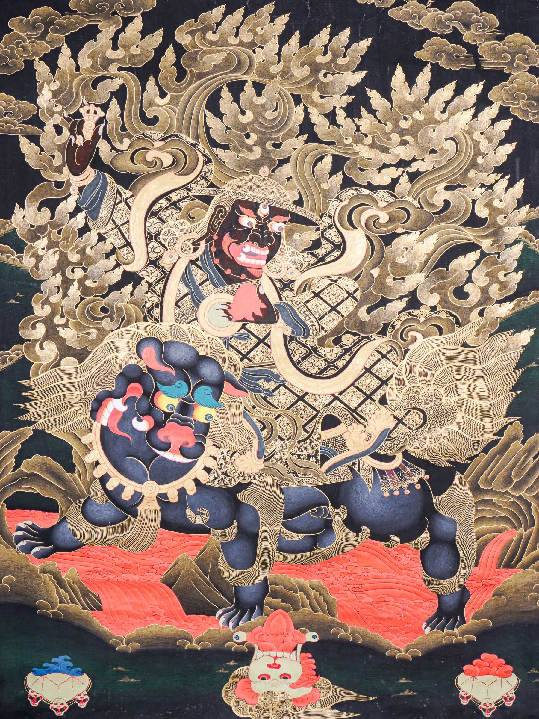 Dorje Drolo Thangka Painting - Wrathful Deity