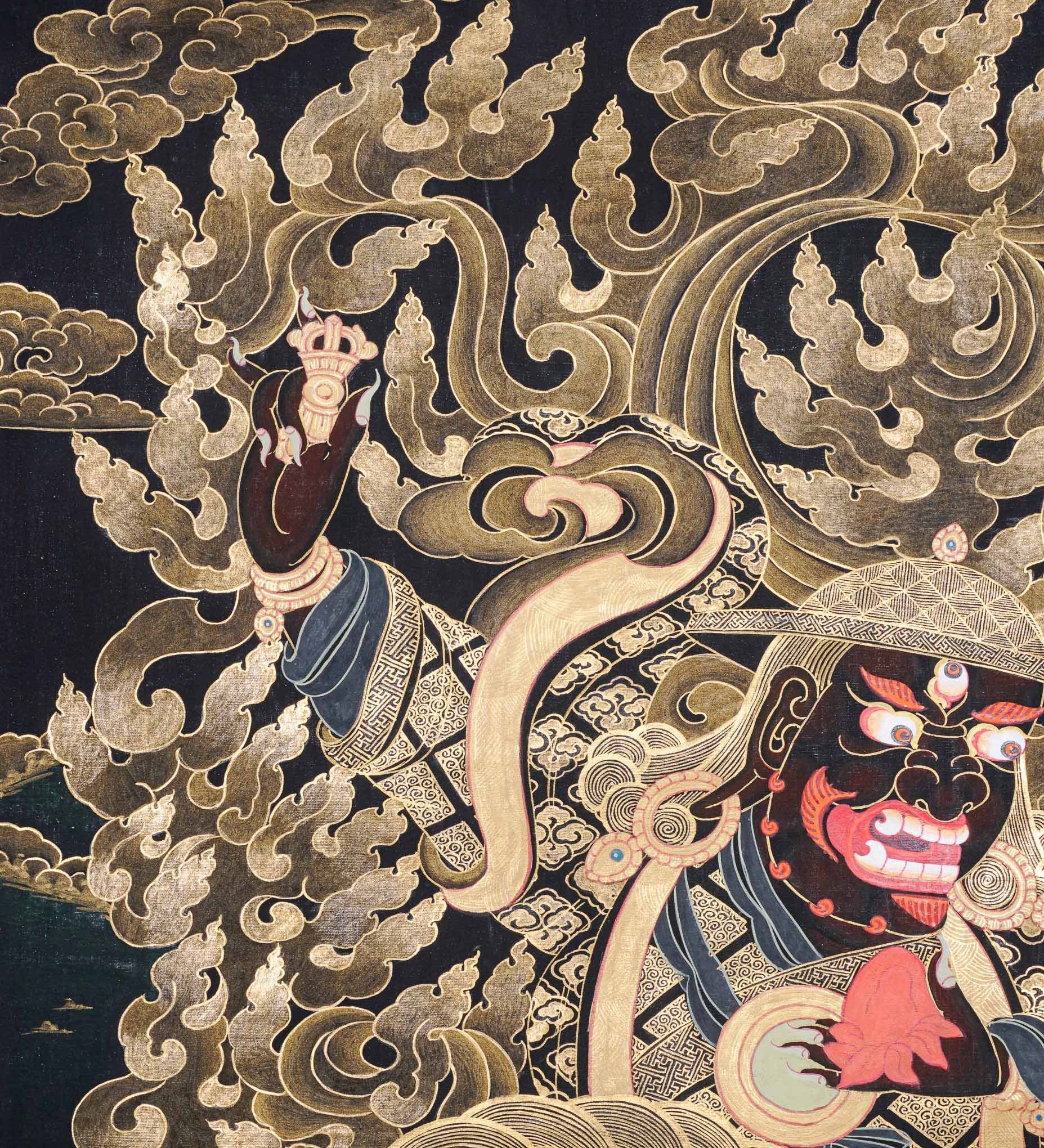 Dorje Drolo Thangka Painting - Wrathful Deity