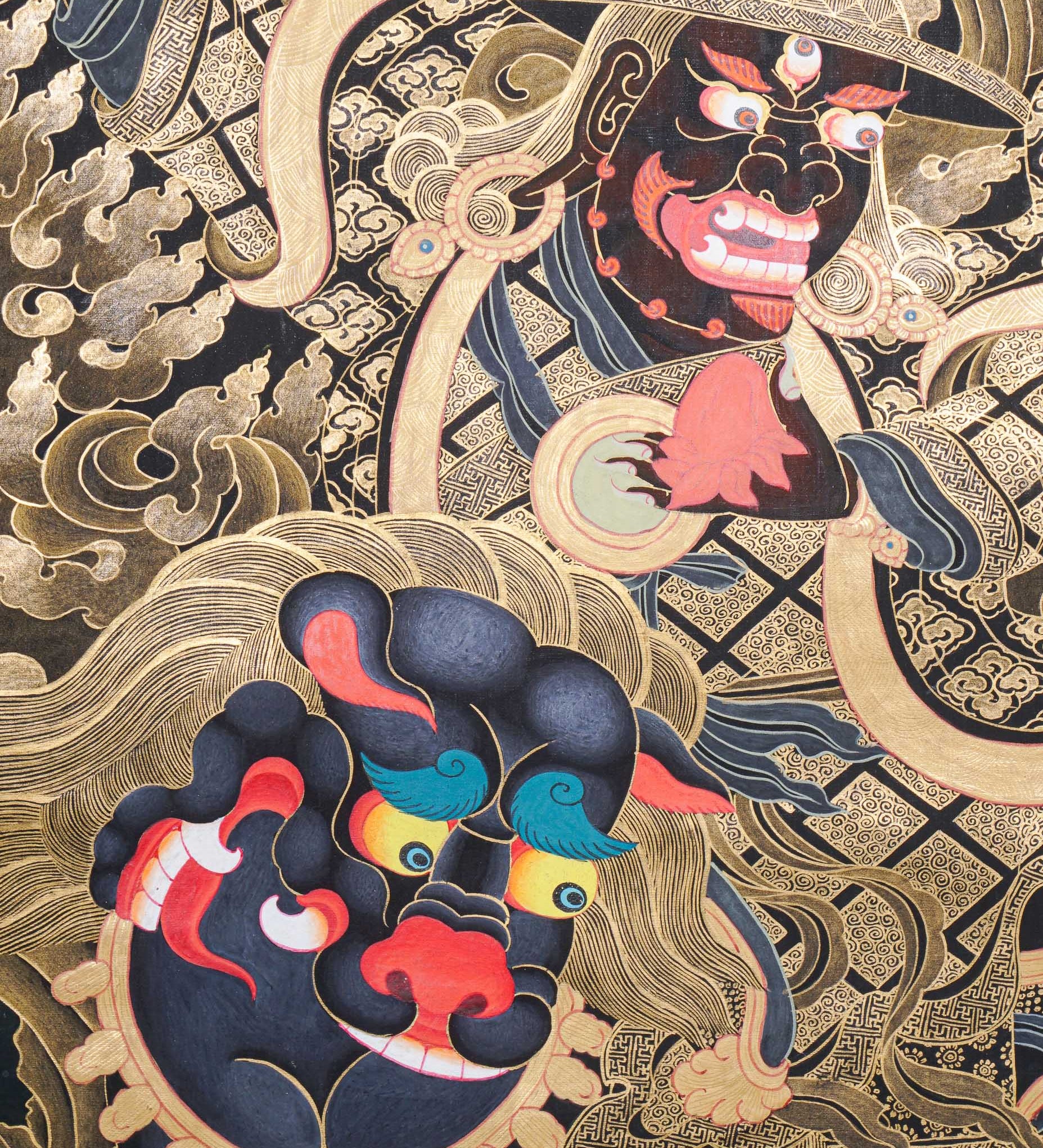 Dorje Drolo Thangka Painting - Wrathful Deity
