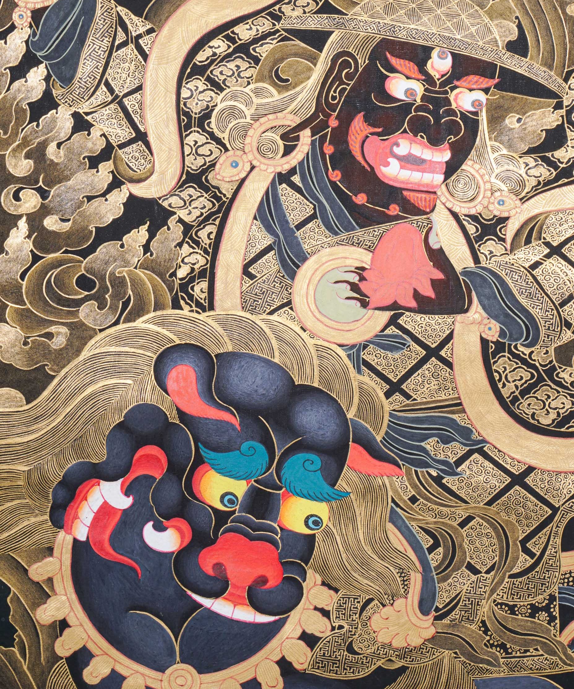 Dorje Drolo Thangka Painting - Wrathful Deity