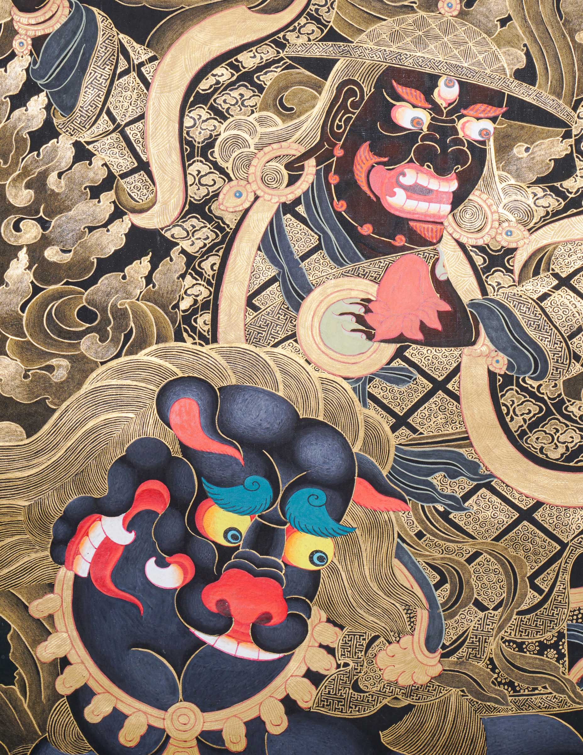 Dorje Drolo Thangka Painting - Wrathful Deity