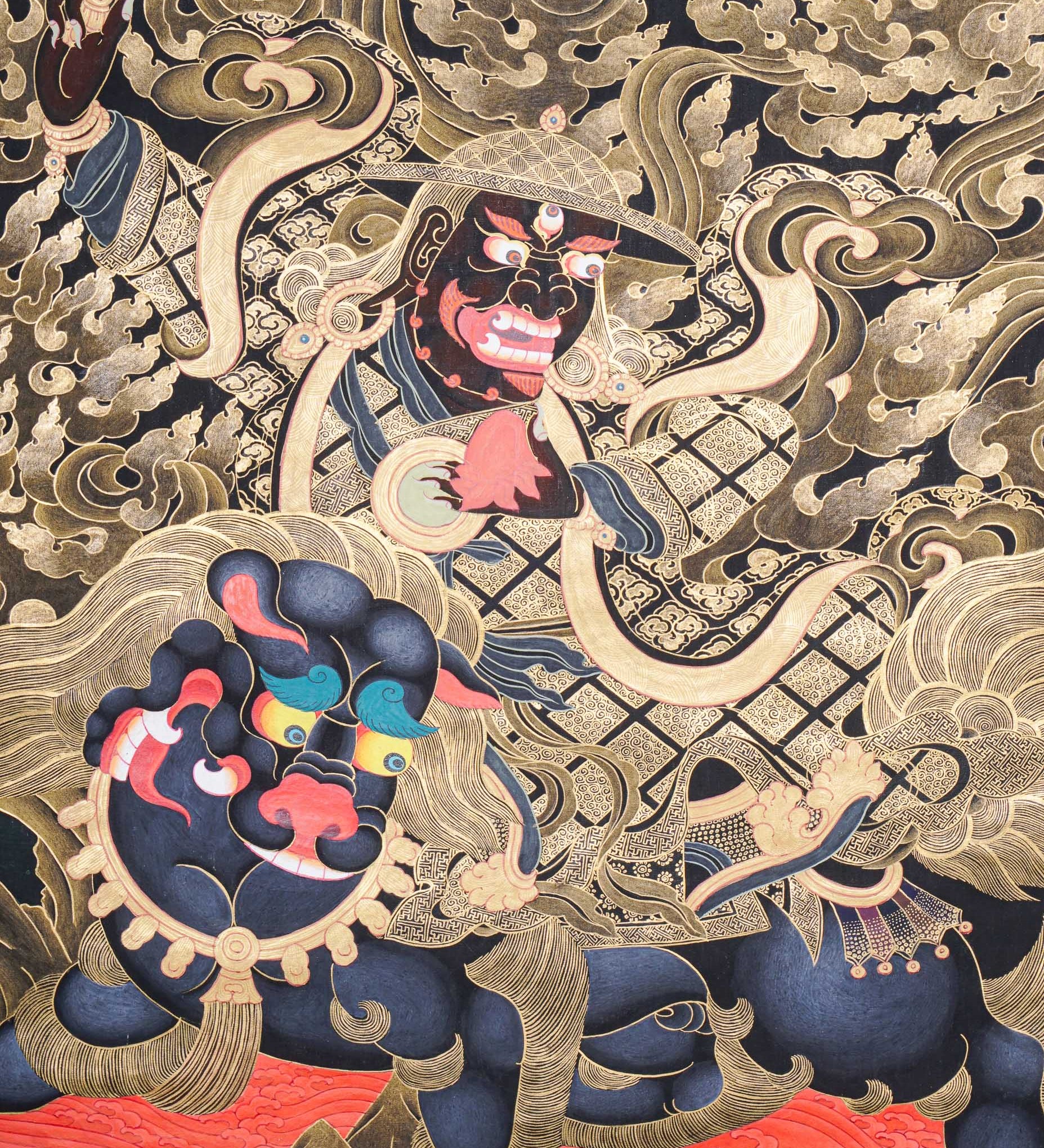 Dorje Drolo Thangka Painting - Wrathful Deity