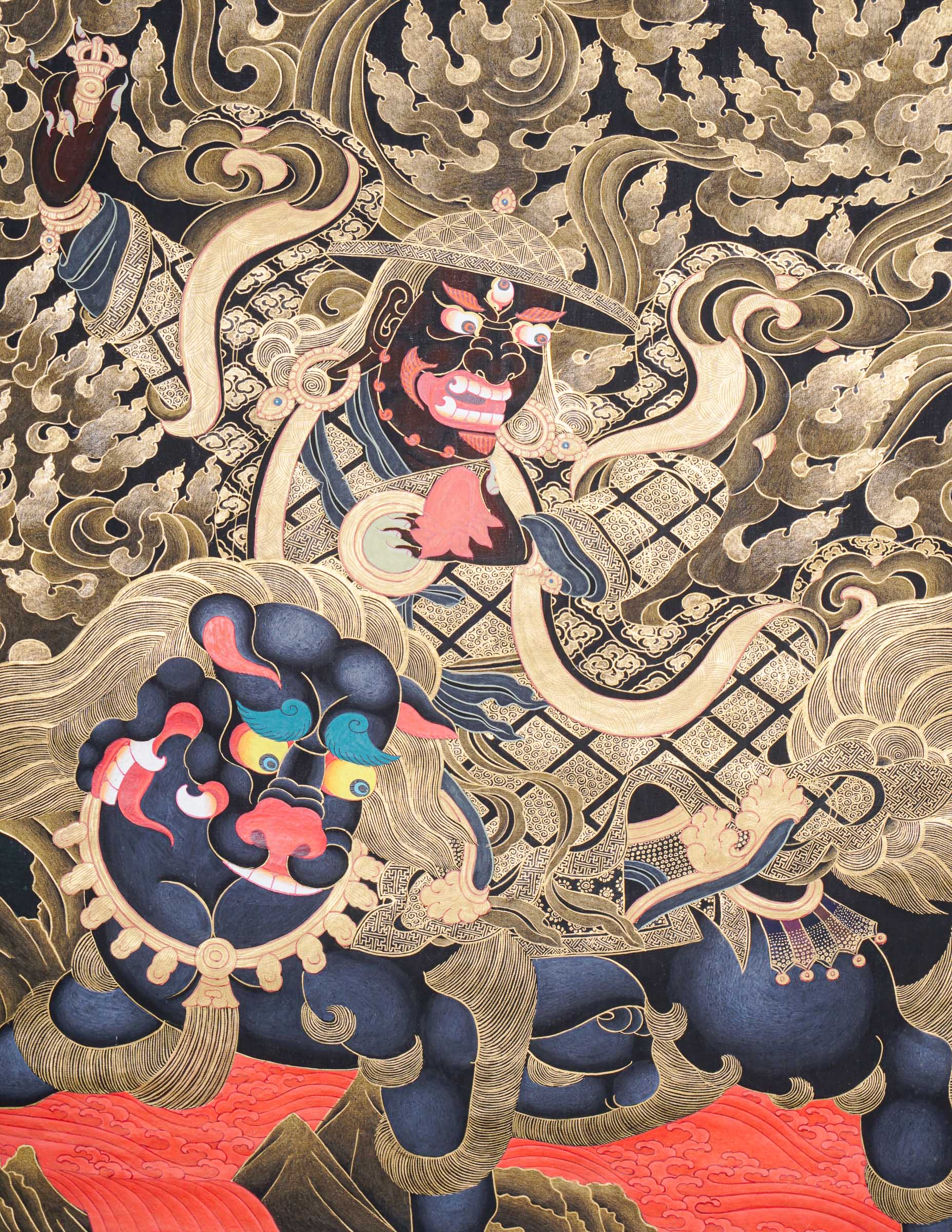 Dorje Drolo Thangka Painting - Wrathful Deity