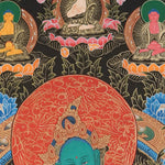 Green Tara Thangka - Female Deity Painting