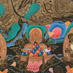 Green Tara Thangka - Female Deity Painting