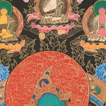 Green Tara Thangka - Female Deity Painting