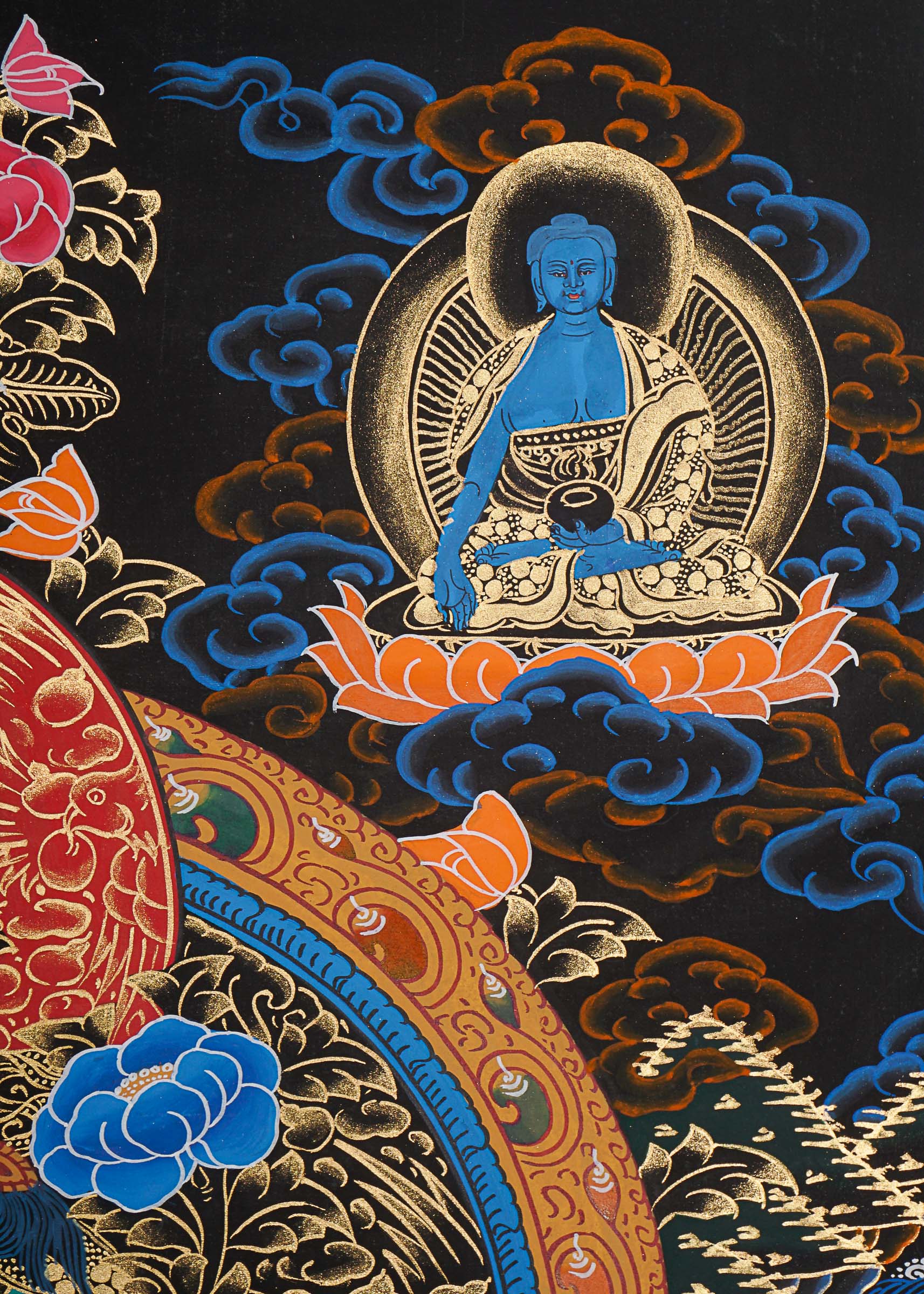 Green Tara Thangka for prayer and meditation.