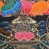 Green Tara Thangka for prayer and meditation.