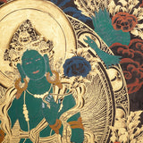 Green Tara Thangka Painting - Tibetan Art