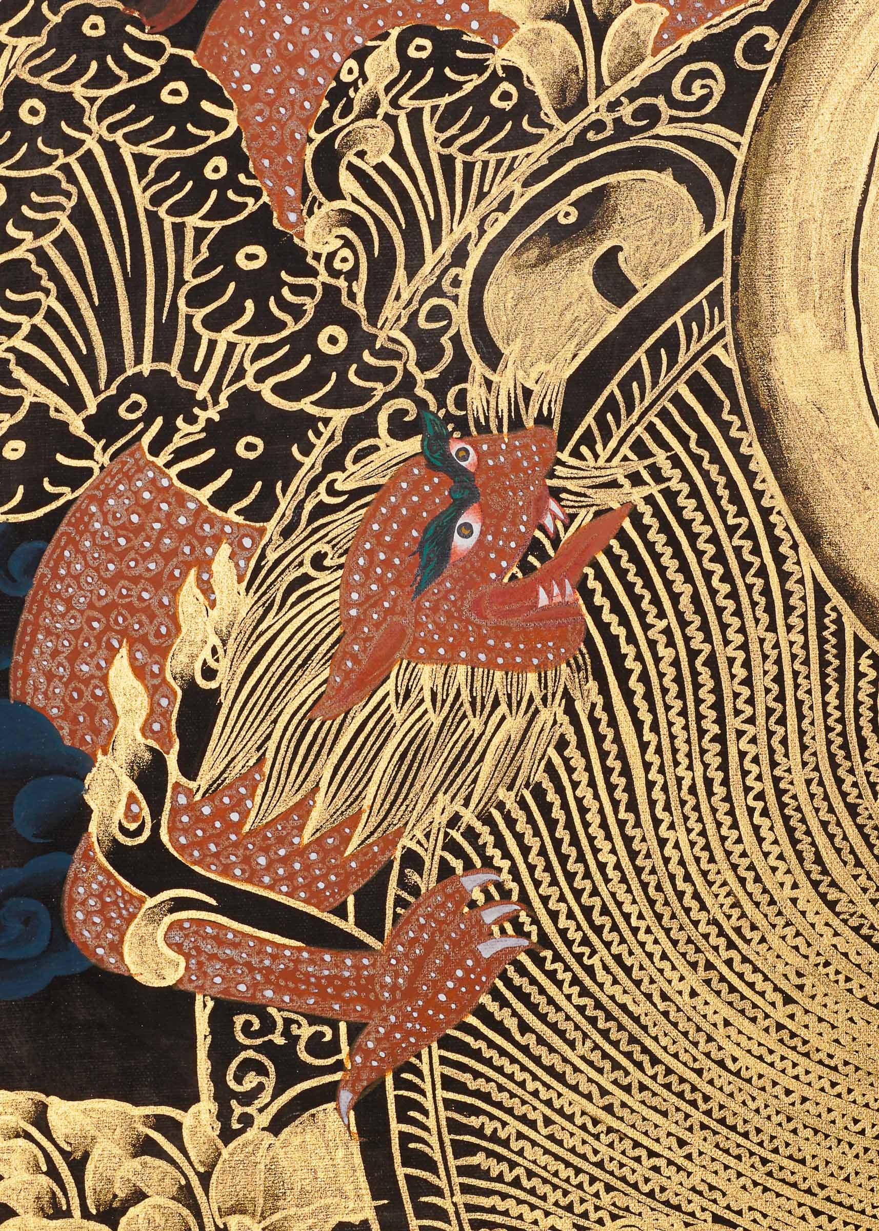 Green Tara Thangka Painting - Tibetan Art