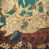 Green Tara Thangka Painting - Tibetan Art