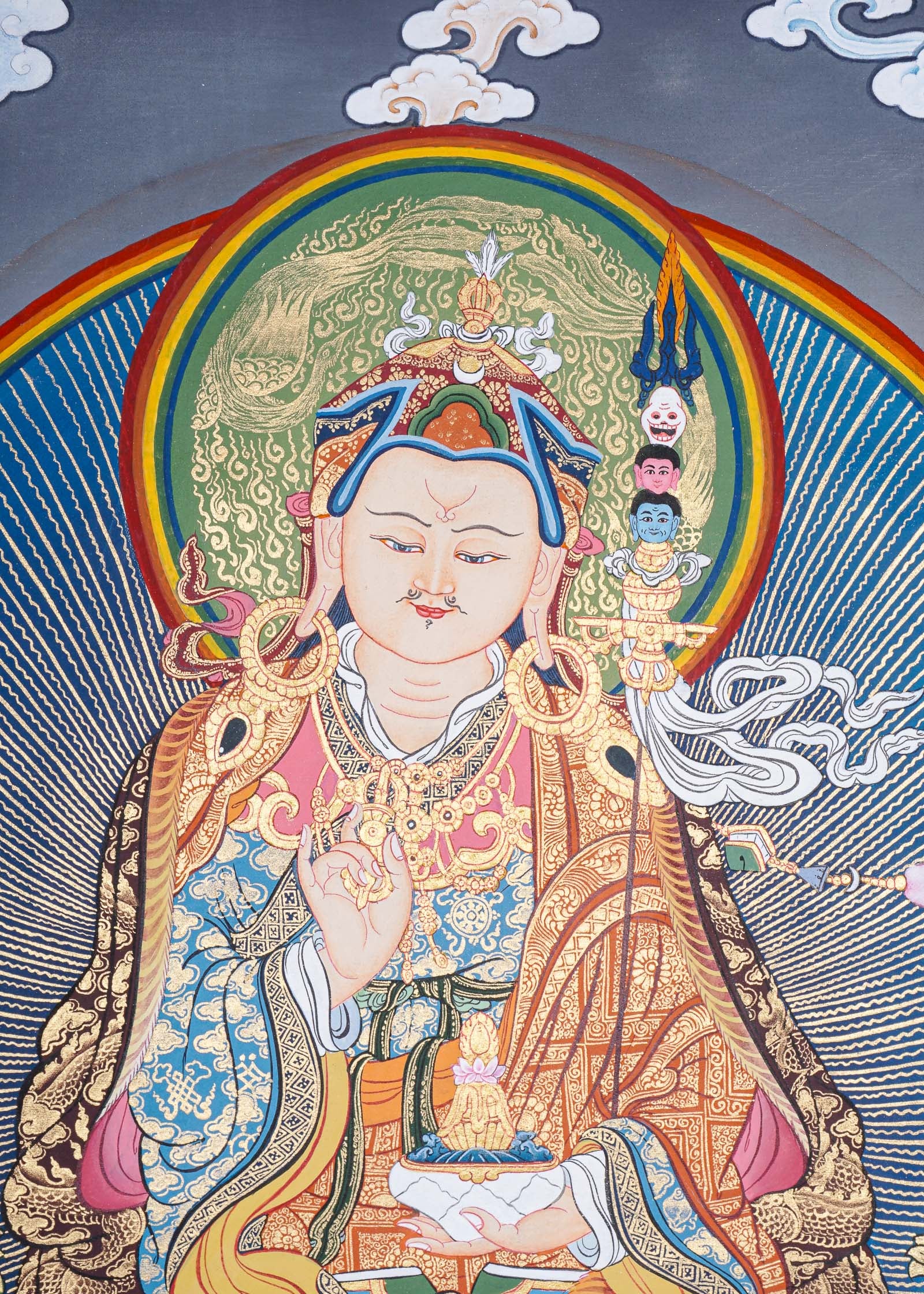 Guru Rinpoche Thangka - Tibetan Painting