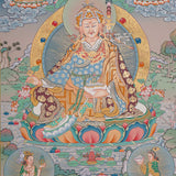 Guru Rinpoche Thangka Painting for prayer and meditation.