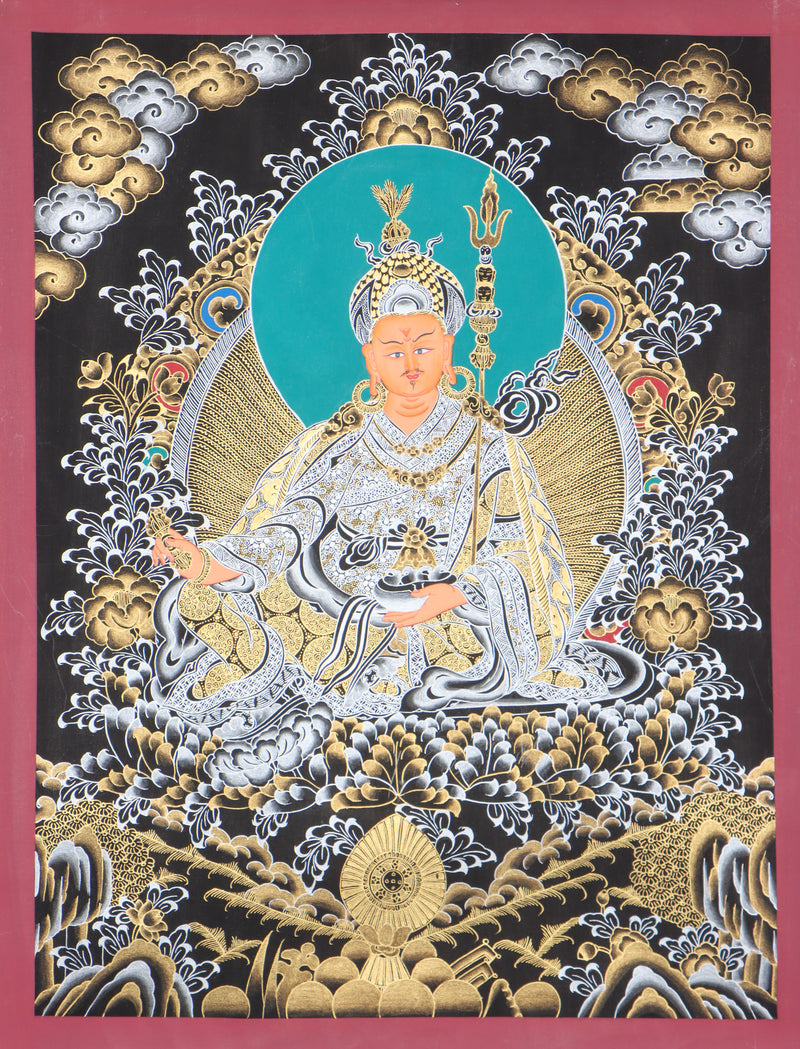 Guru Rinpoche thangka for spiritual practice. 