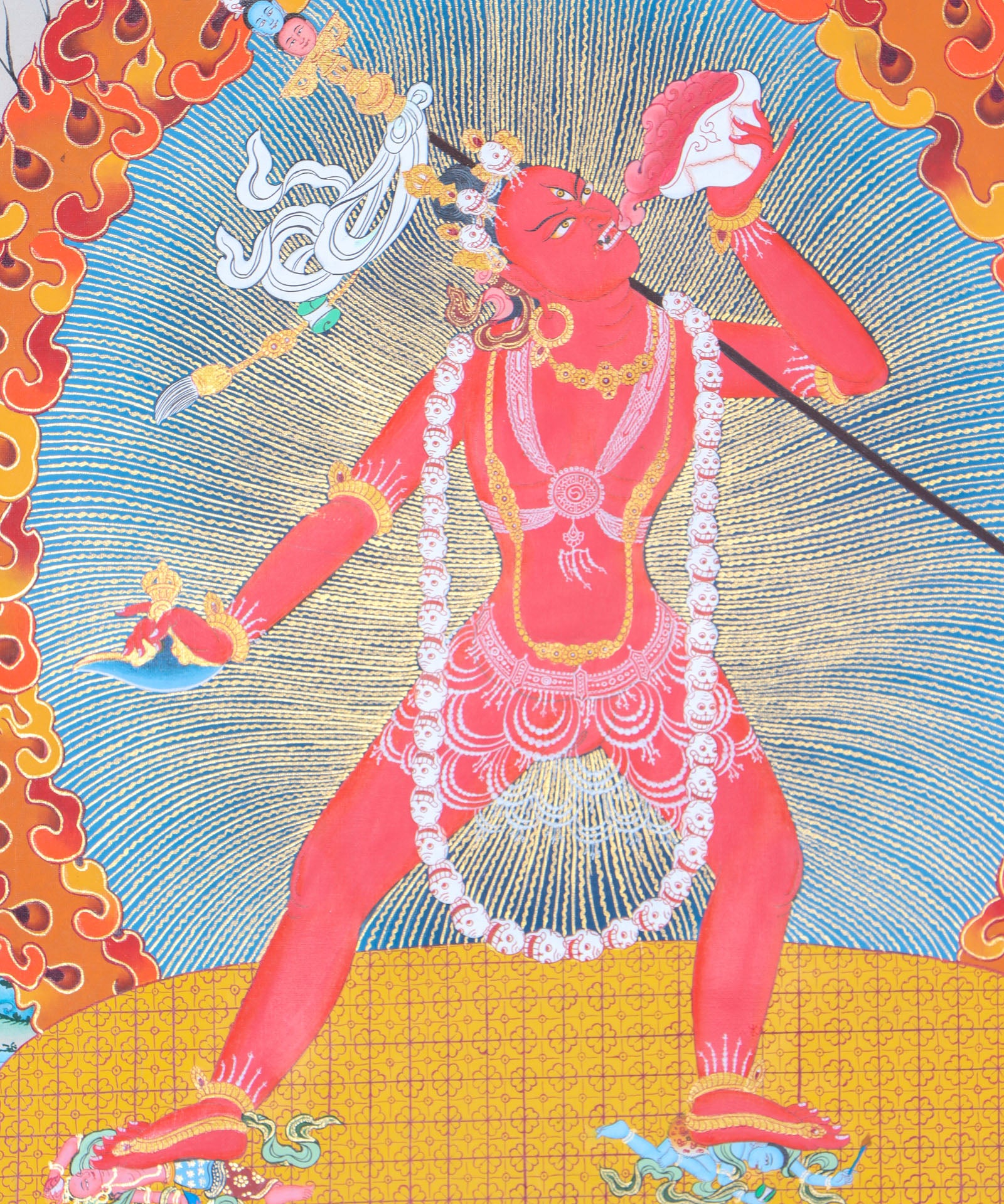 Bajra Yogini Thangka for transformation of negative emotions into wisdom.