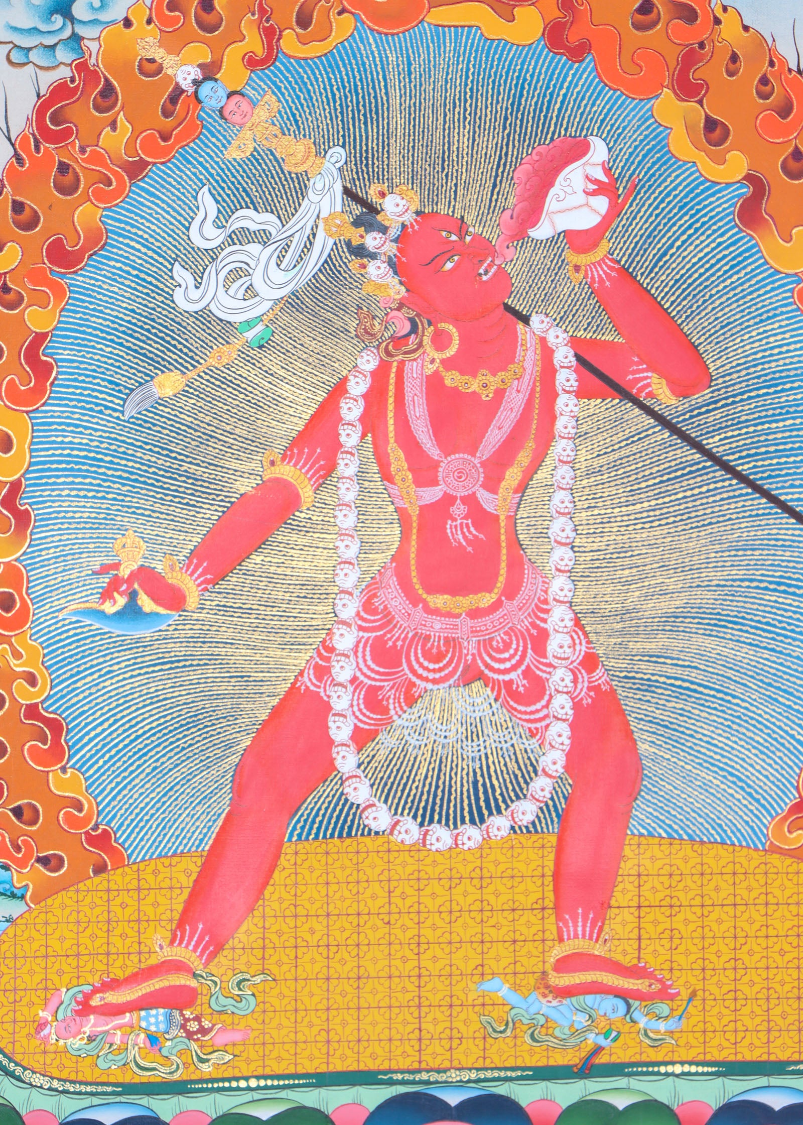 Bajra Yogini Thangka for transformation of negative emotions into wisdom.