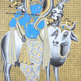 Krishna Thangka for devotion and meditation.