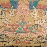 Shakyamuni Buddha Thangka - Cotton Canvas Painting