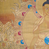 Shakyamuni Buddha Thangka - Cotton Canvas Painting