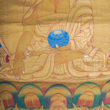 Shakyamuni Buddha Thangka - Cotton Canvas Painting