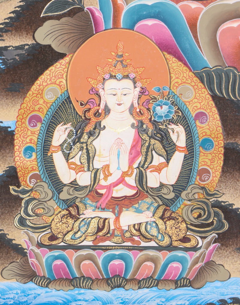 Manjushri Thangka for compassion and enlightment.