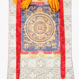 Buddha Mandala Brocade Thangka for spirituality.