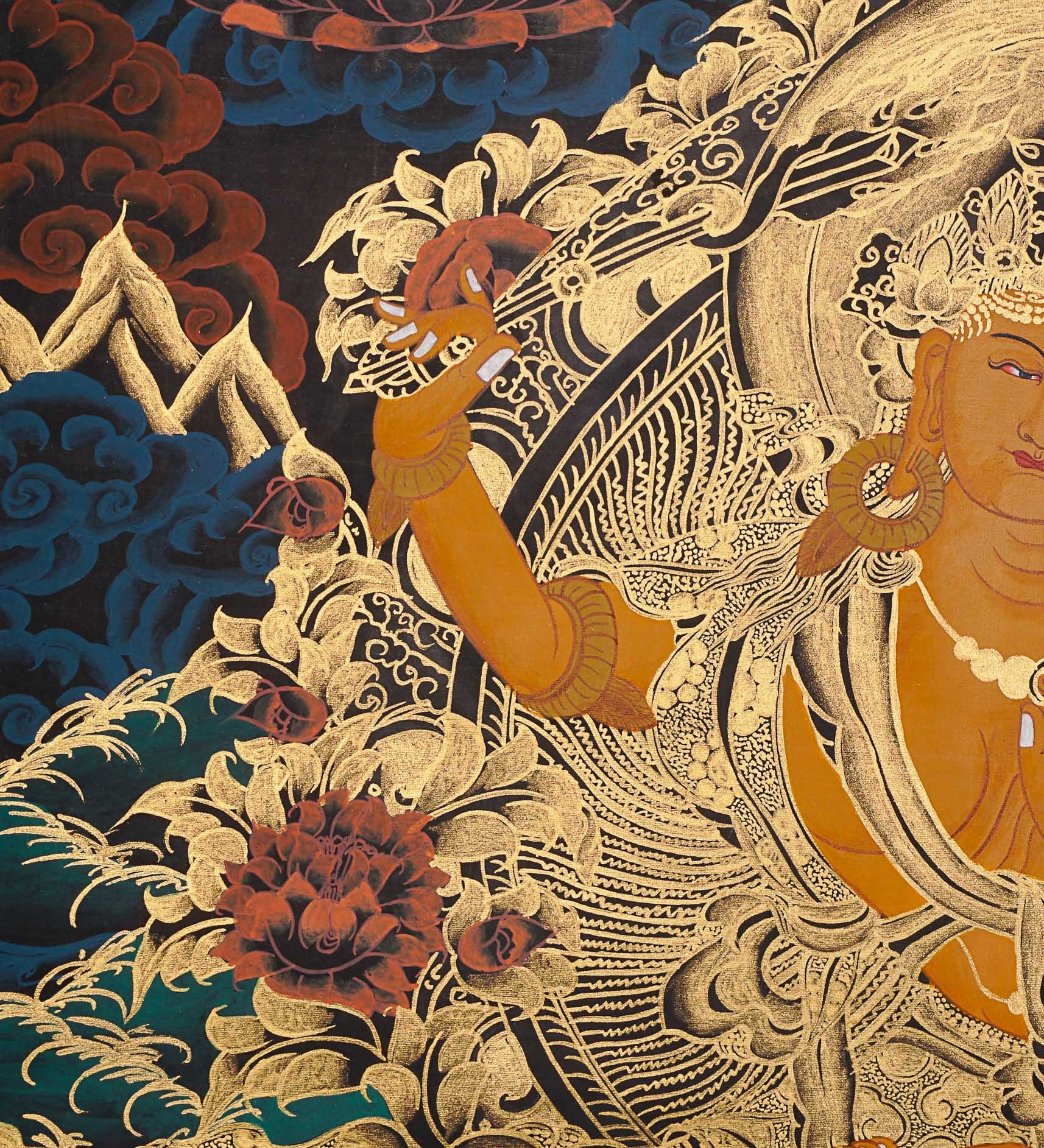 Manjushree Thangka - Tibetan Painting