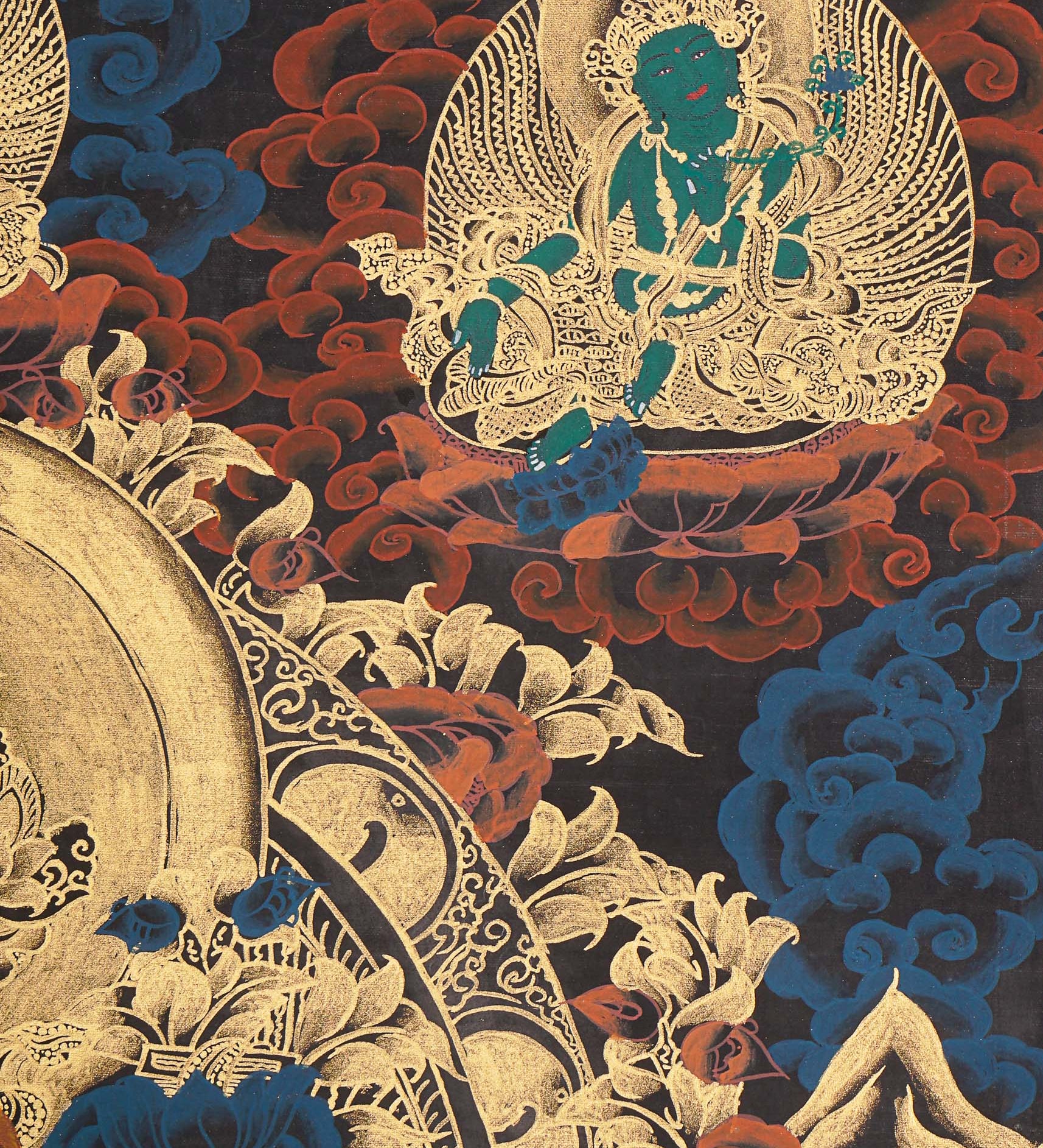 Manjushree Thangka - Tibetan Painting