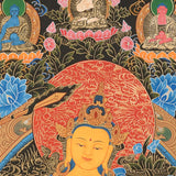 Manjushree Thangka Painting - Handpainted Art