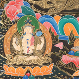 Manjushree Thangka Painting - Handpainted Art