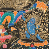 Manjushree Thangka Painting - Handpainted Art