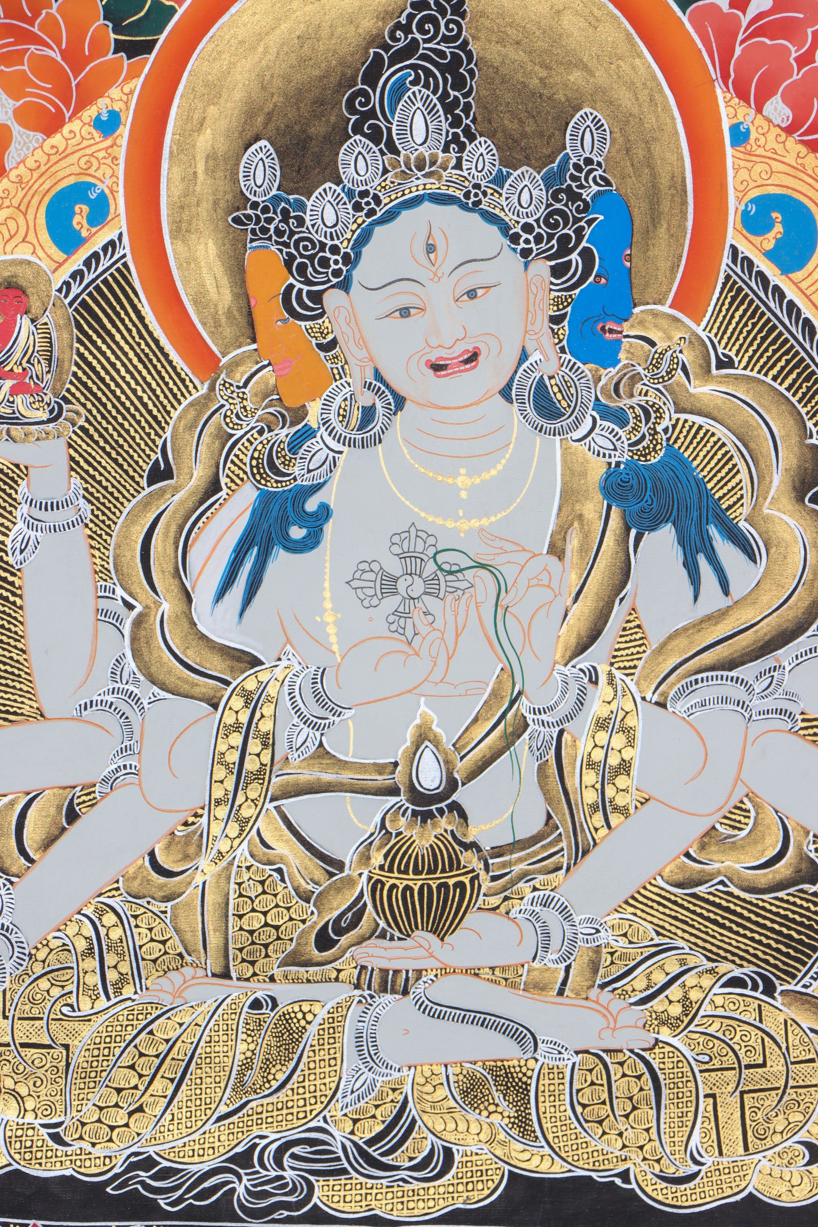 Namgyalma Thangka for meditation , prayer and spirituality.