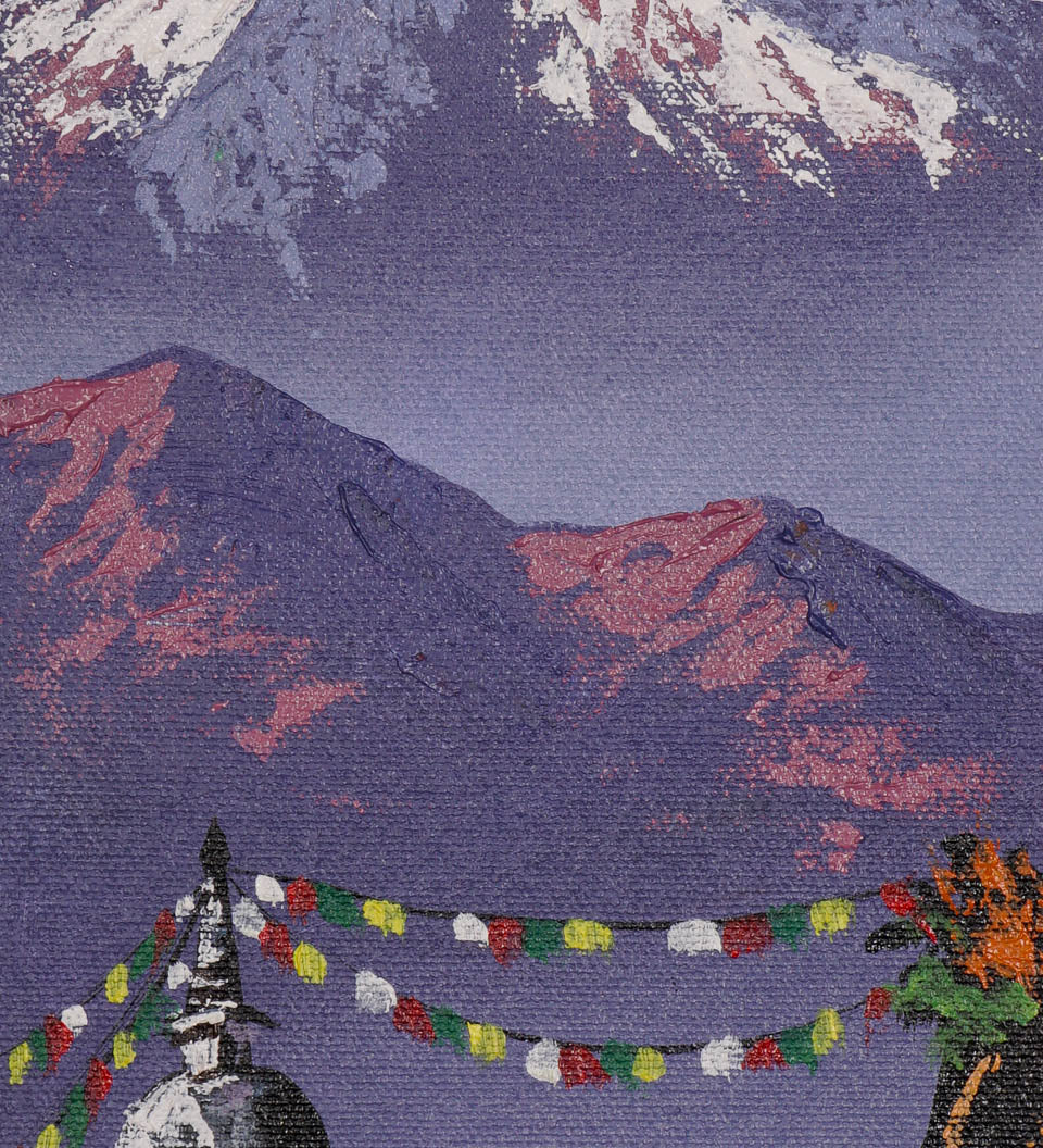 Beautiful Handpainted Oil Painting on Cotton Canvas.