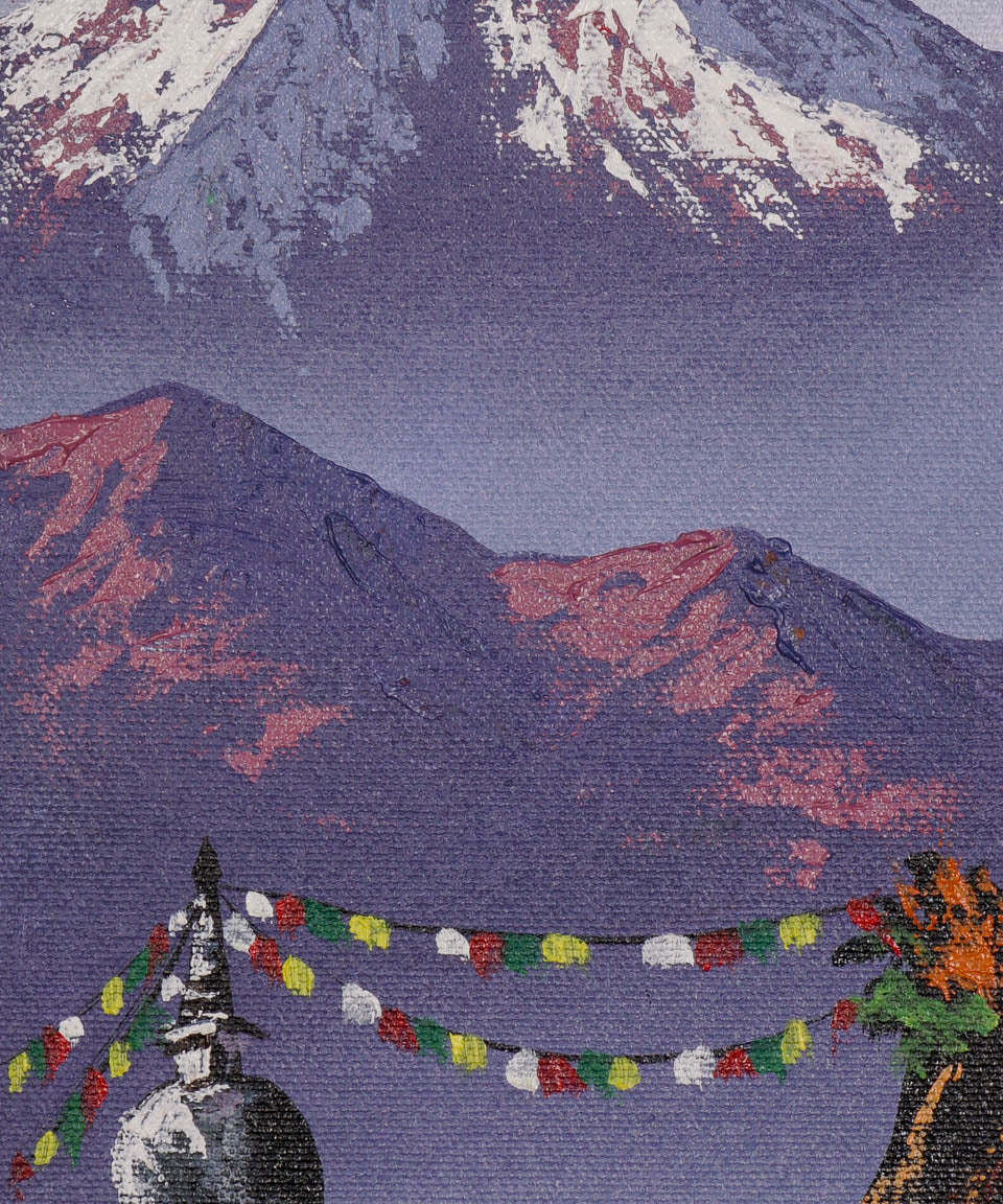 Beautiful Handpainted Oil Painting on Cotton Canvas.