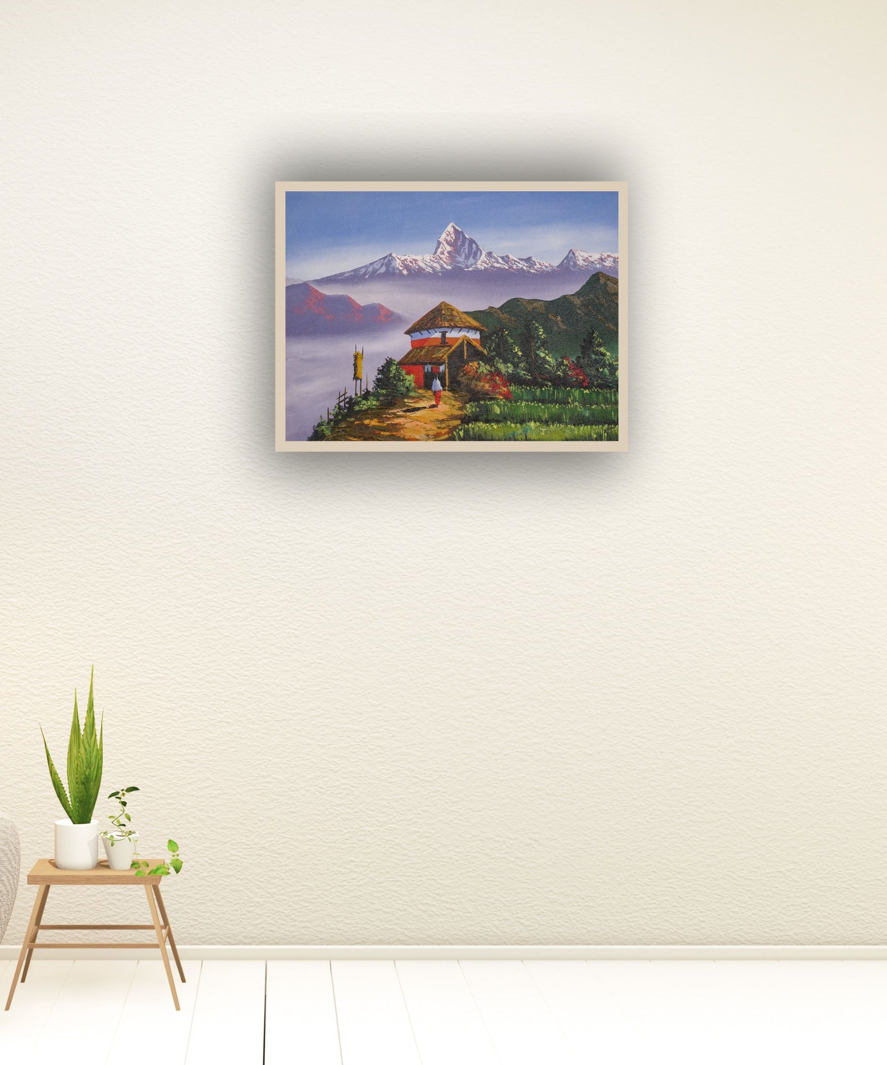Ama Dablam Oil Painting - Handpainted Art