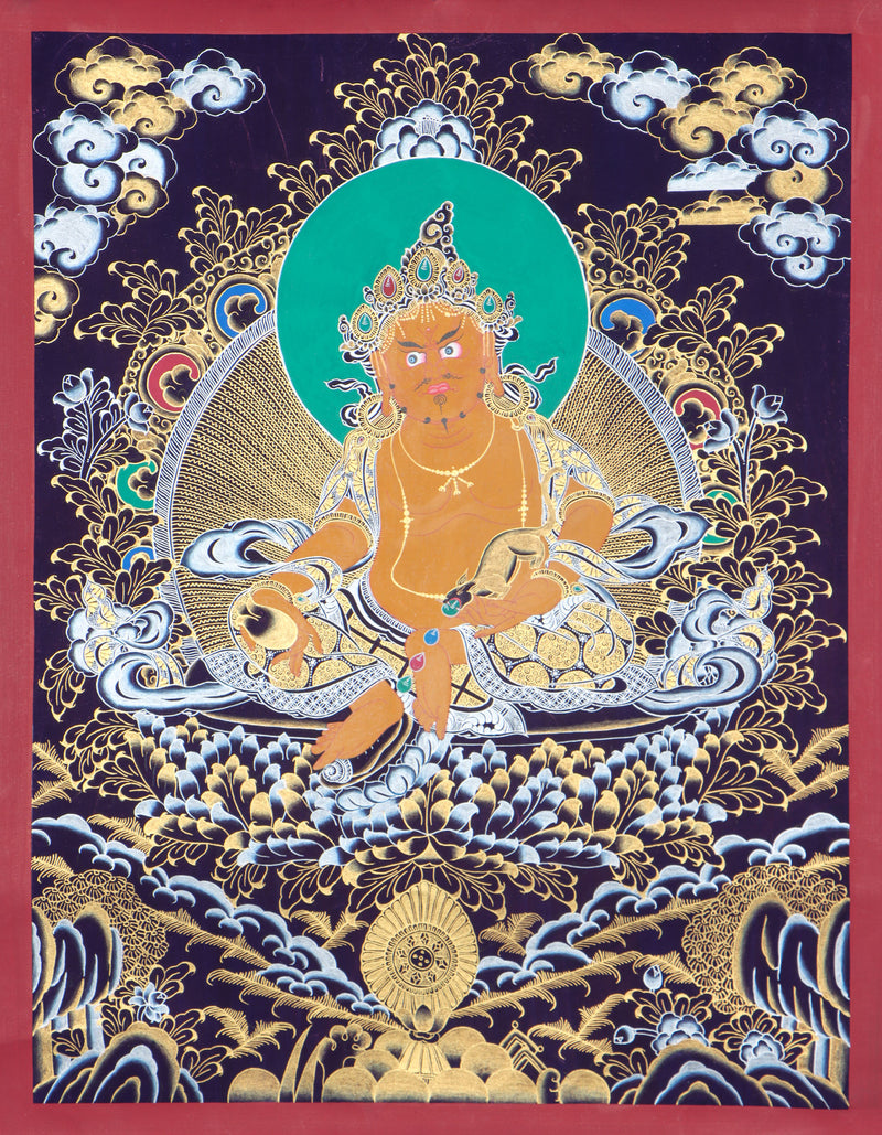 Kuber Thangka for wealth and goodluck.