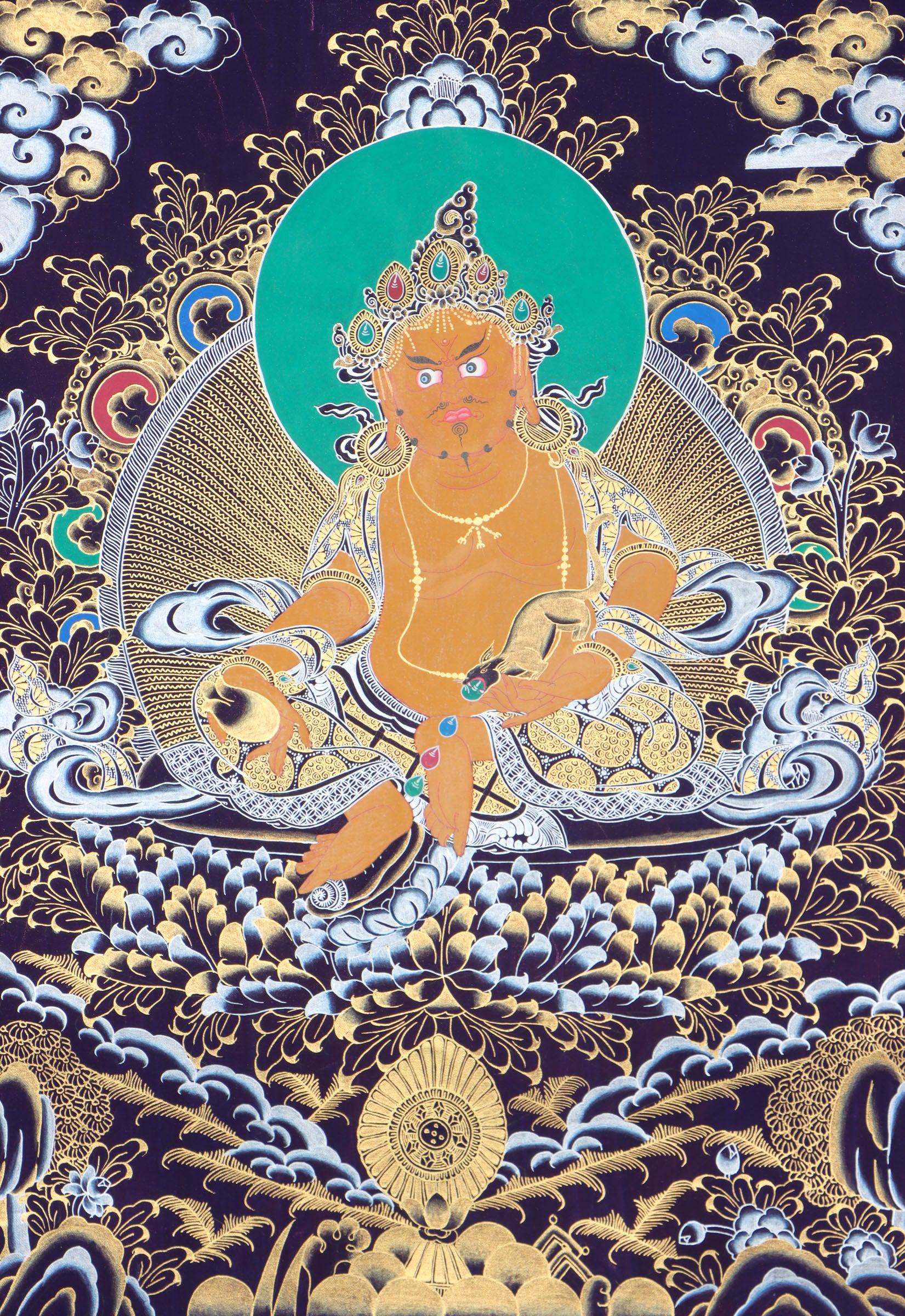 Kuber Thangka for wealth and goodluck.