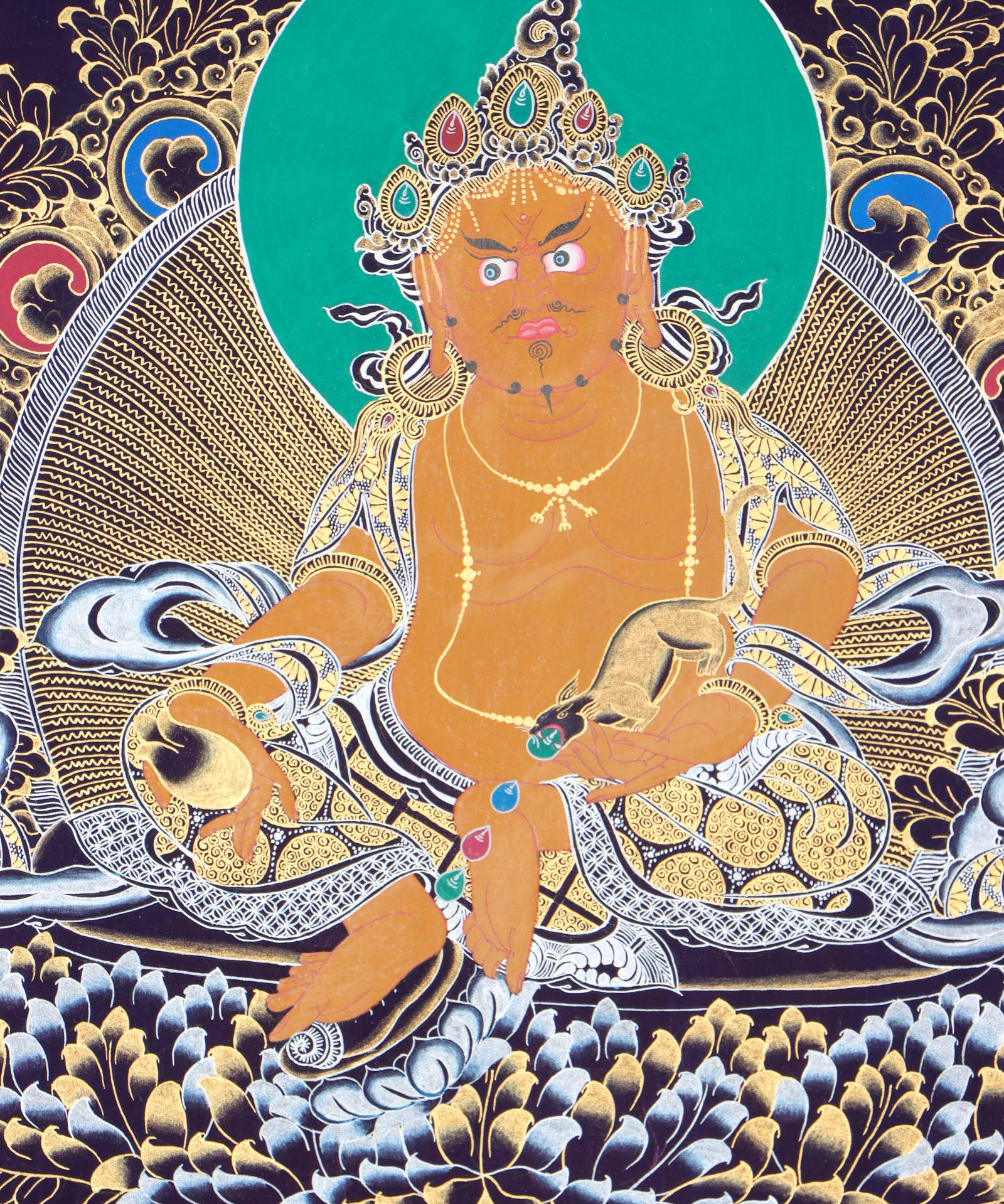 Kuber Thangka for wealth and goodluck.