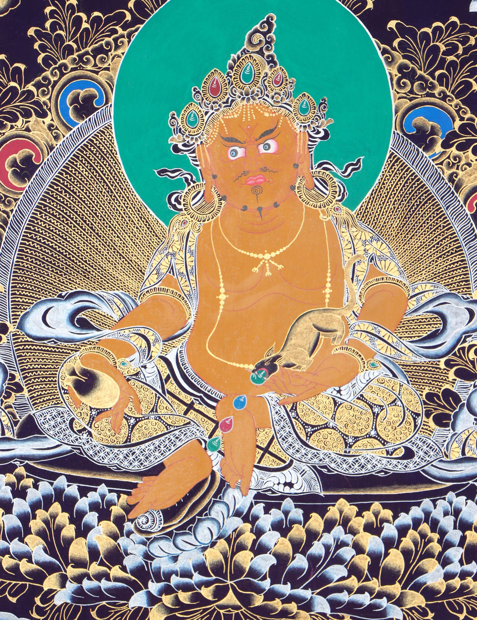 Kuber Thangka for wealth and goodluck.