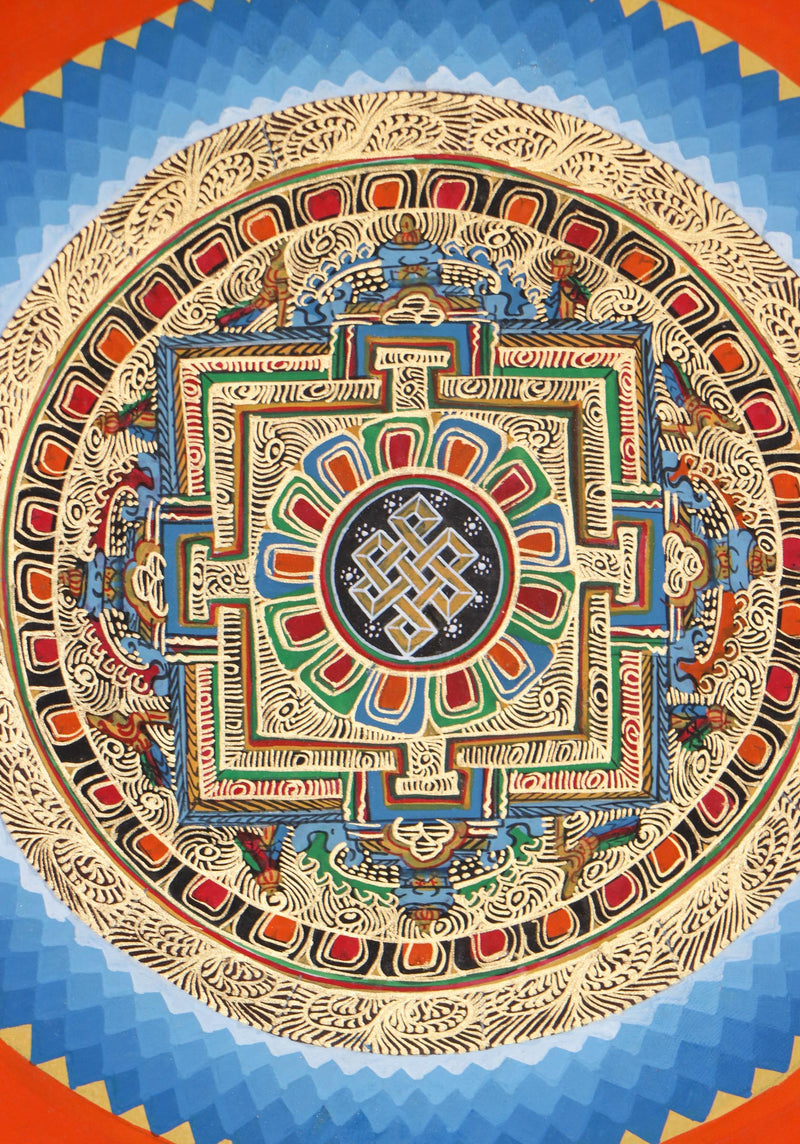Beautiful Thangka made using cotton canvas for home decor and meditation