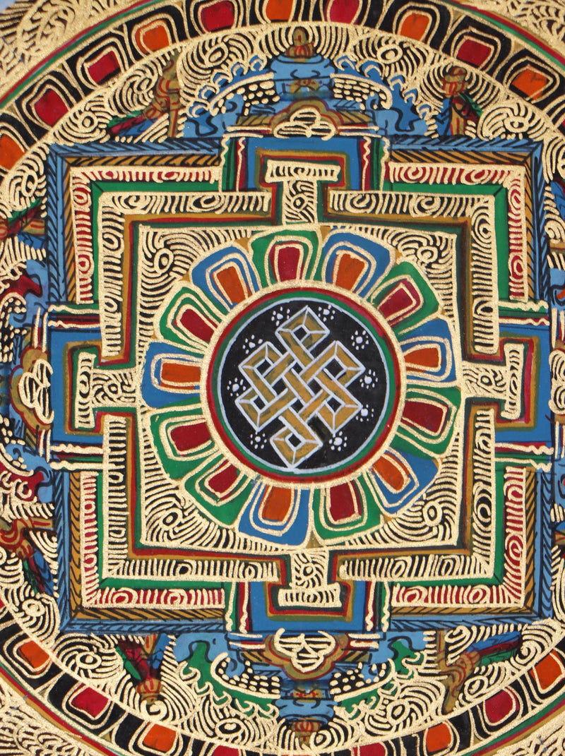 Beautiful Thangka made using cotton canvas for home decor and meditation
