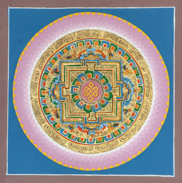 Hand painted Thangka using cotton canvas for home decor, meditation
