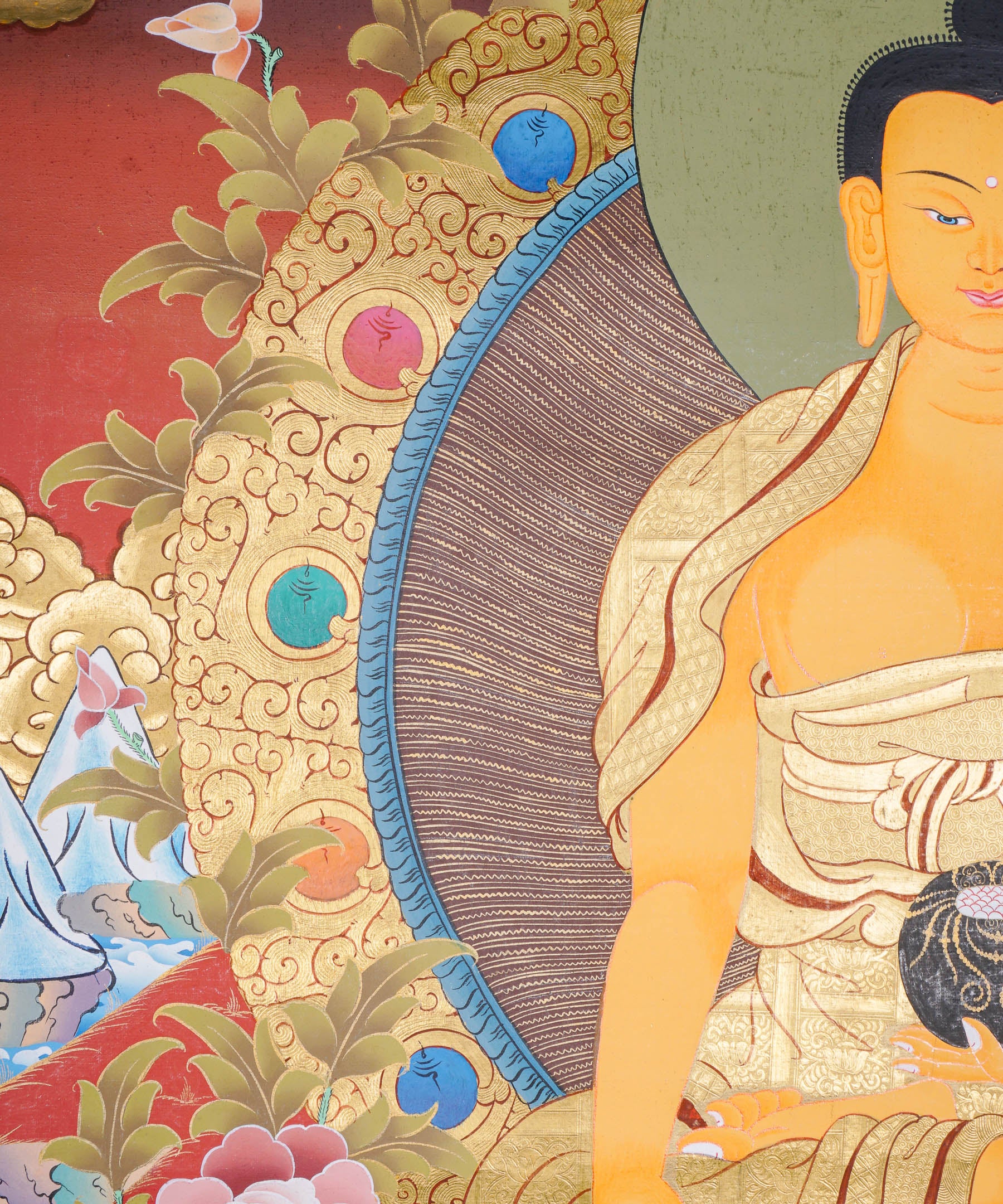 Shakyamuni Buddha Thangka - Buddhist Painting